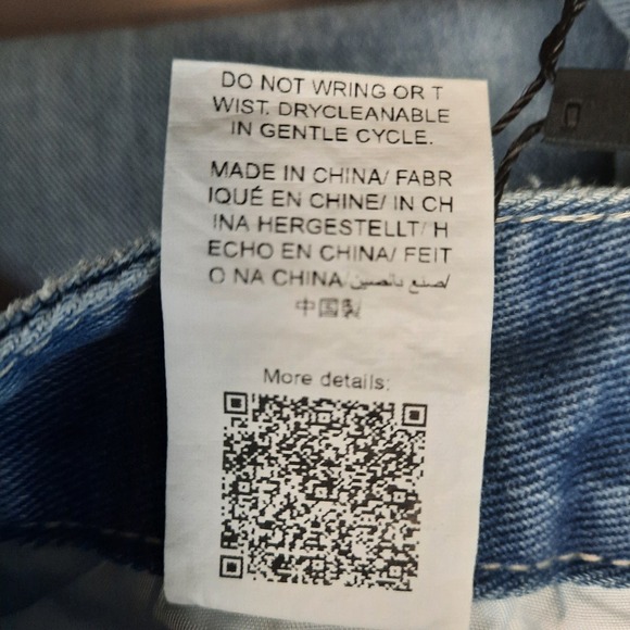 ROMWE WOMEN'S WIDE LEG JEANS GRUNGE PUNK PLUS CROSS FESTIVAL TRENDY S 36 EU - Picture 9 of 9